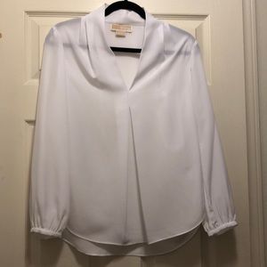 White Long Sleeve Blouse
